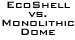 Click Here Ecoshells vs. Monolithic Dome